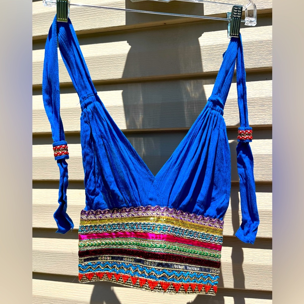 Boho Ethnic Crop Top